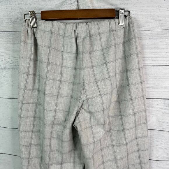 Aritzia Babaton Womens size Small Jimmy Pants Mid-rise Twill Trousers Light Gray - Picture 5 of 9